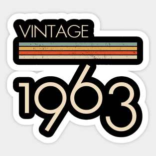 Vintage Classic 1963 Sticker